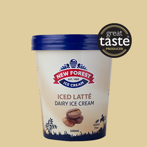 New Forest Ice Cream - 500ml Dairy Iced Latte ice cream take home tub