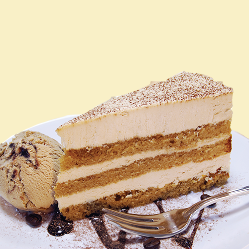 City Cakes - Tiramisu cake pre-cut dessert